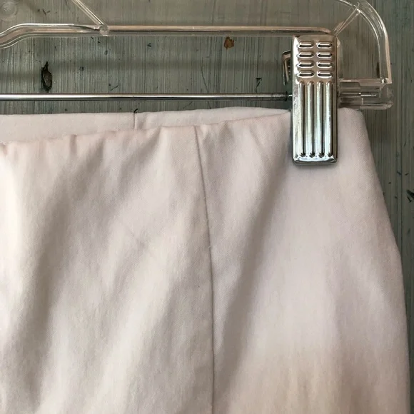 “So Slimming” white pants with side slit at ankle by Chico’s - Picture 2 of 10